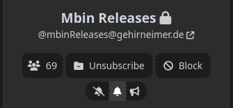 The new notification setting widget underneath the mbin releases magazine